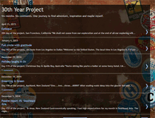 Tablet Screenshot of 30thyearproject.com